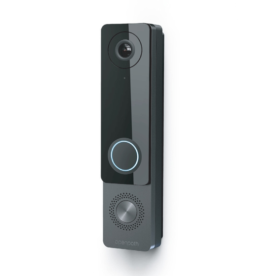 Openpath door controller installed at a doorway