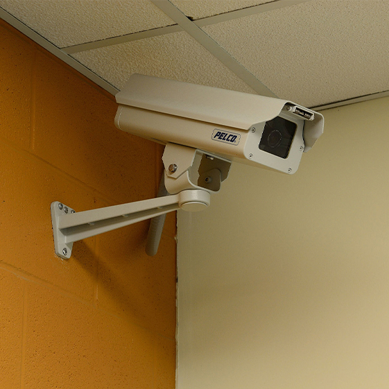 Pelco bullet camera indoors