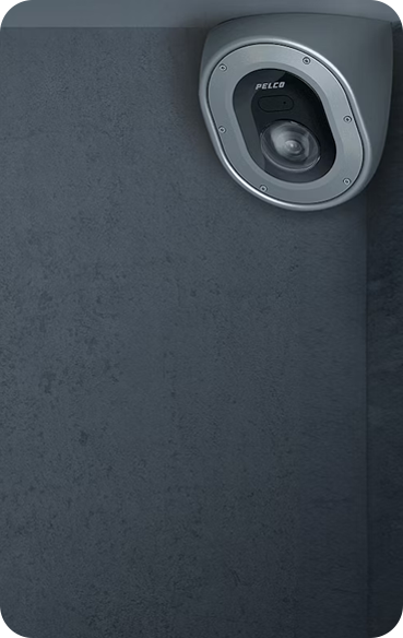 Pelco corner-mount camera
