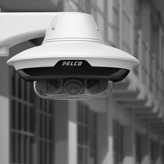 Pelco PTZ camera over a street
